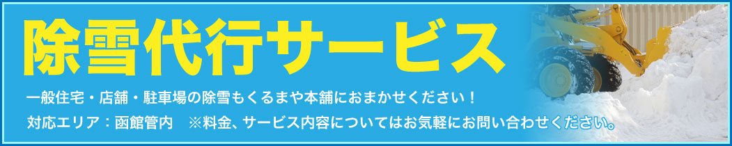 除雪代行サービス